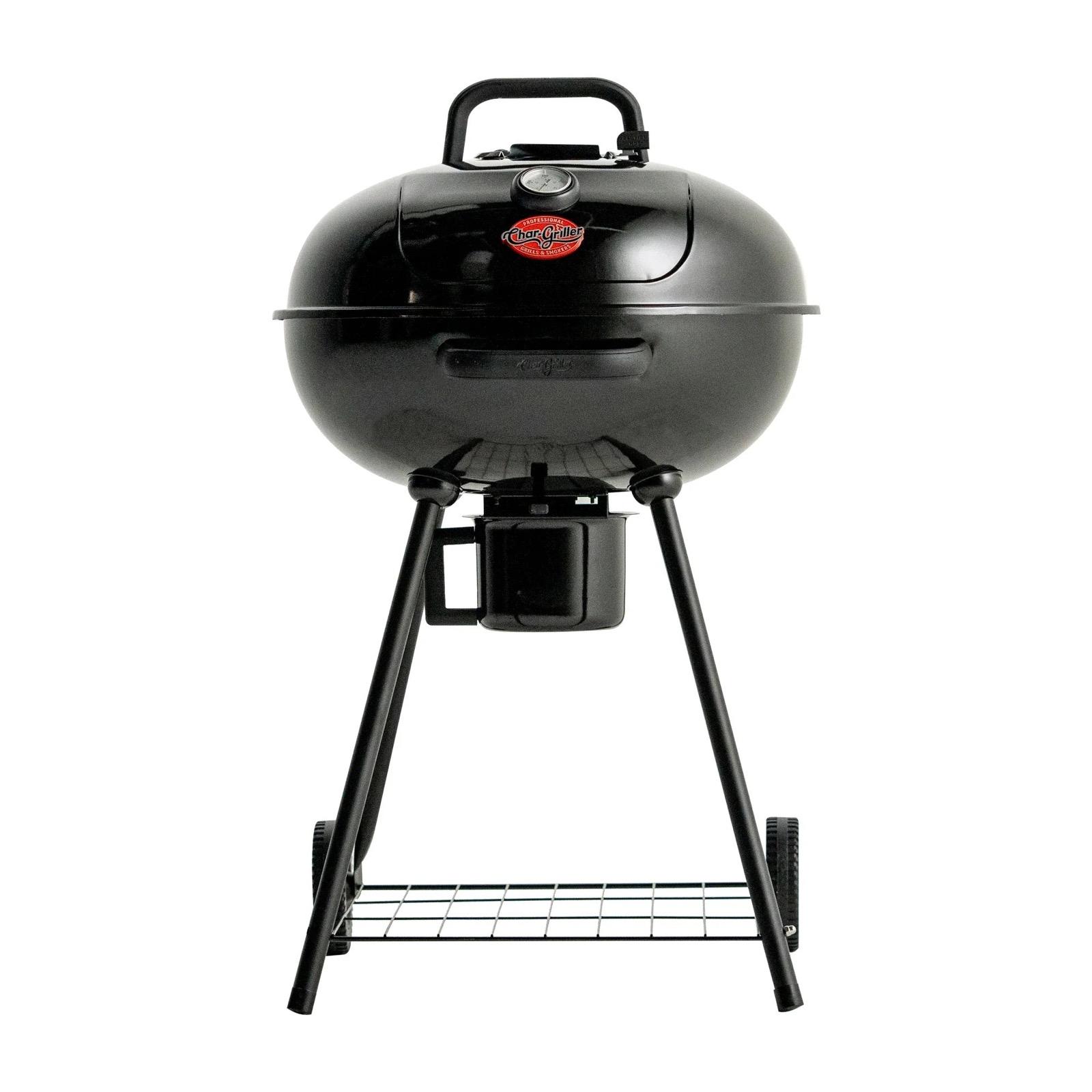 Char-Griller 22-inch Kettle Charcoal Grill and Smoker